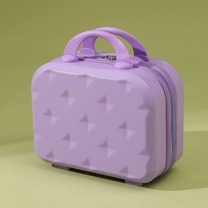 <span class=keywords><strong>Valise</strong></span> de mode en ABS de 14 pouces avec fermeture éclair et sac de rangement pour maquillage - Product Image 6