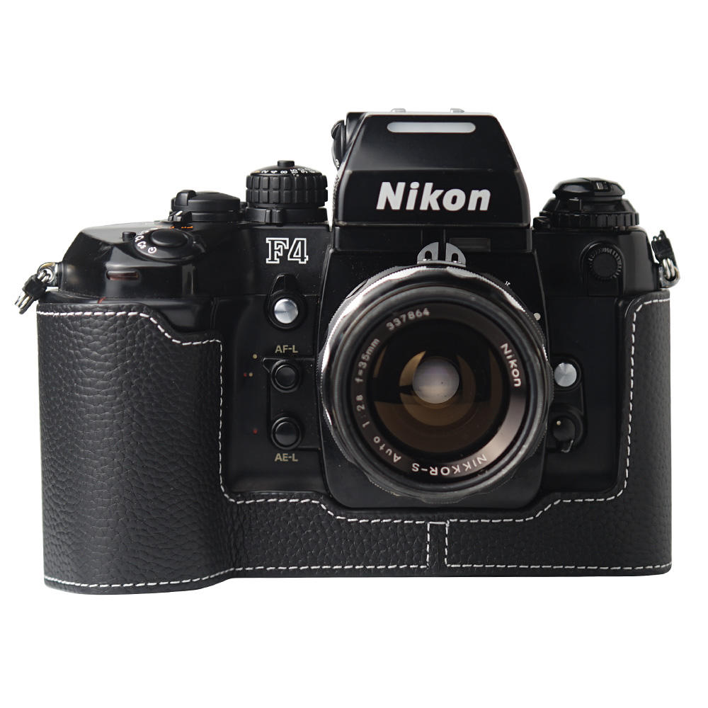 Handmade Genuine Leather Camera Half Case for Nikon F4