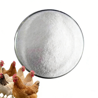 Betaine hydrochloride de qualité alimentaire HS 96%-98% pour poulets de chair : Réduit la graisse abdominale et optimise la forme de poudre de méthionine
