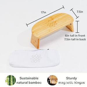 Cross-border wooden yoga stool, fitness and body shaping <b>bench</b>, home <b>folding</b> meditation stool, multi-functional portable - Product Image 4