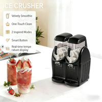 Machine à Granita Commerciale Double Cuve de Comptoir pour Café, Bar et Magasin de Proximité - Vente en Gros Usine