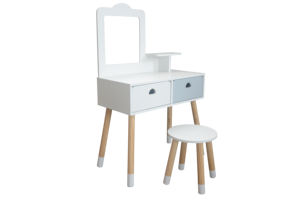 Nouveau design <span class=keywords><strong>Coiffeuse</strong></span> pour enfants Mdf Mobilier moderne Princesse Table de maquillage <span class=keywords><strong>en</strong></span> <span class=keywords><strong>bois</strong></span> pour enfants pour fille - Product Image 4