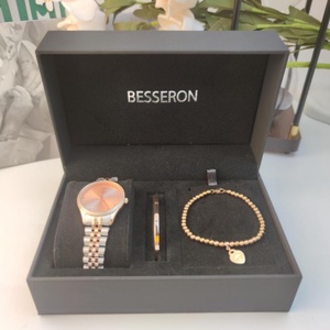 Juego de Joyería de Lujo de Acero Inoxidable 316L 2024 para Mujer, Reloj con Movimiento de Cuarzo Japonés y Pulseras para Mujer - Product Image 1