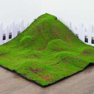 Mousse artificielle verte, fausse mousse, mur végétal, micro-paysage, bonsaï, décoration paysagère, gazon, pelouse, Chine, extérieur - Product Image 4