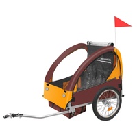 Livraison gratuite offre multifonctionnelle extérieure familiale poussette double pour bébé avec remorque de vélo pliable pour enfants spéciale pour les enfants