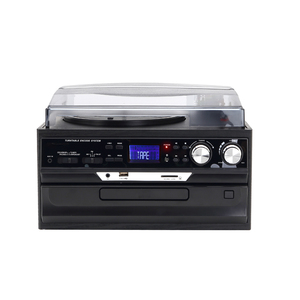Système audio domestique Hi-Fi avec tourne-disque 3 vitesses, lecteur <span class=keywords><strong>CD</strong></span> <span class=keywords><strong>et</strong></span> <span class=keywords><strong>cassette</strong></span>, Bluetooth sans fil, connectivité AUX/RCA - Product Image 5