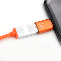 Adaptor USB OTG Pengisian Cepat Data 6A, Konektor USB ke Tipe C Kecepatan Tinggi untuk Laptop, Flash Drive, dan Pembaca Kartu