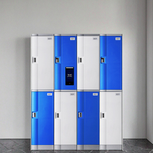 Casiers de rangement étudiants modernes Toppla en plastique ABS avec serrure électronique pour salle de sport et auberge - Product Image 1