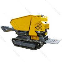 Dumper sur chenilles léger de 0,8 tonne R pour travaux agricoles et de construction