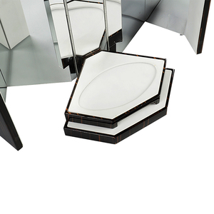 Boîte cadeau de luxe en bois massif à double porte pour vin, intérieur miroir haute brillance, emballage pour bouteille unique de <span class=keywords><strong>whisky</strong></span>, logo personnalisé - Product Image 5