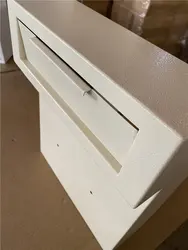 ตู้จดหมายติดผนังสีดำสำหรับฝากกุญแจ Mai <span class=keywords><strong>เช็ค</strong></span>การชำระเงินแบบล็อกกล่องโลหะกระเป๋าเอกสาร - Product Image 4