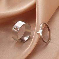 Bagues de couple Myshape en acier inoxydable, pour homme et femme, bijoux tendance 2025, motif éclair et avion, cadeau idéal pour les amoureux