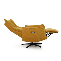 Fauteuil inclinable électrique pivotant en tissu chenille, canapé simple avec repose-pieds pour salon, meubles de maison