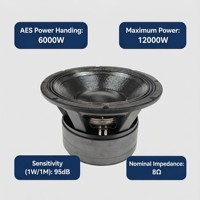 Subwoofer Speaker Pro Audio Custom 21 Inch 6000W RMS 8 Ohm 8 Inch Voice Coil Y35 Magnet Ferit Driver Sub Bass Panggung Pabrik