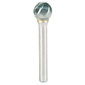 Fresa Rotativa de Punta Esférica de Carburo Sólido, 12.7 mm de Diámetro, 11 mm de Longitud, 6 mm de Vástago, para Cortar Metal, Madera y Plástico - Product Image 2