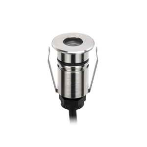 Mini projecteur 25 mm, lumière respirante RGB, montage encastré, 1 W, lumière encastrée au sol, IP67, acier inoxydable, éclairage <span class=keywords><strong>extérieur</strong></span>, lumière de jardin - Product Image 1