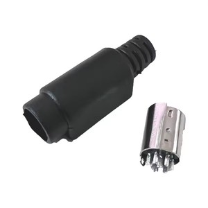 Connecteur mâle PLC 8 broches avec poignée en plastique, adaptateur pour câbles à souder, connecteur DIY en cuivre, borne MD8 - Product Image 4