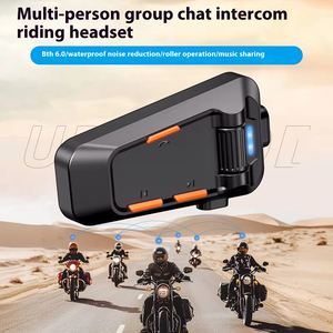 Auriculares Inalámbricos para Casco de Motocicleta C2, Intercomunicador de Largo Alcance de 520 m, Radio FM <span class=keywords><strong>BTH</strong></span> 6.0, Intercomunicador para Moto - Product Image 5