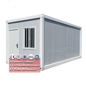 Casa contenedor prefabricada desmontable de 20 pies, edificio portátil, estructura de acero de tipo Modular, casa contenedor portátil de fácil instalación - Product Image 1