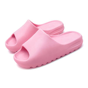 pink yeezy slide