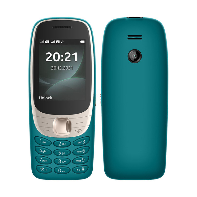 Factory Wholesale 6310 2021 4G Feature Phone Mobile 4G Network Dual SIM Long Standby Unlocked Basic Phone Senior Phone