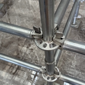 Système d'échafaudage Ringlock galvanisé, assemblage rapide, échafaudage modulaire pour la construction, le soutien des ponts et des tunnels - Product Image 3