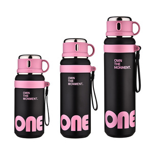 316 Stainless Steel Insulated Water <b>Bottle</b> Large Capacity Portable For Outdoor Sports And Home Use Stylish Double Drinking Cup - Product Image 5
