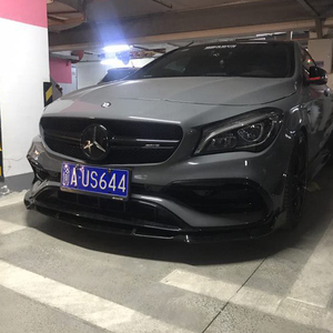Lame de pare-choc avant en fibre de carbone, accessoire pour voiture, <span class=keywords><strong>Mercedes</strong></span> W117 Fin, CLA45, 2016 — 2019 - Product Image 4