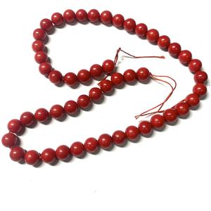 Collier en perles rondes lisses en corail naturel de Taïwan, personnalisé en gros - Product Image 2