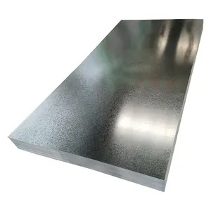 Lámina de acero galvanizado por inmersión en caliente, placa de alta calidad con revestimiento Gi/Zinc, 0,5-5mm de espesor, proveedor de China