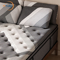 Prix d'usine magasins de matelas simple roi reine près de chez moi Matelas Matratze Colchon dans une boîte Matelas à ressorts ensachés en mousse à mémoire de forme