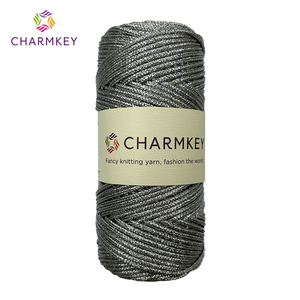 <span class=keywords><strong>Filato</strong></span> di Cotone Scintillante 100% a 3 Capi <span class=keywords><strong>per</strong></span> Macramè, Lavoro a Maglia e Decorazioni Fai-da-Te <span class=keywords><strong>per</strong></span> Borse - Product Image 4