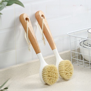 Zenidoo Hand-Designed Automatic Kitchen Cleaning <b>Brush</b> Long Plastic Handle Eco-Friendly Silver Silicone for Dishwashing Cleaning - Product Image 1