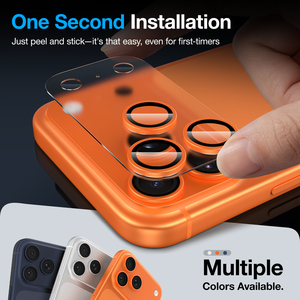 Protector de Lente de Cámara Kuzoom 9H de Vidrio Templado Ultrafino de 0.3mm, Impermeable, 3D, Cobertura Total, con Revestimiento AR+AF para 17 <span class=keywords><strong>Pro</strong></span>/<span class=keywords><strong>Pro</strong></span> - Product Image 5