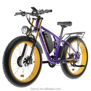 도매 48V 2000W 1000W 22.4Ah 듀얼 서스펜션 유압 디스크 브레이크 전자 자전거 전기 자전거 Ebike 산악 전기 자전거
