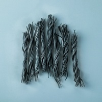 High Tenacity Polypropylene Reinforcing Fiber pp 10-60mm Twisted Fiber Polypropylene Fibre