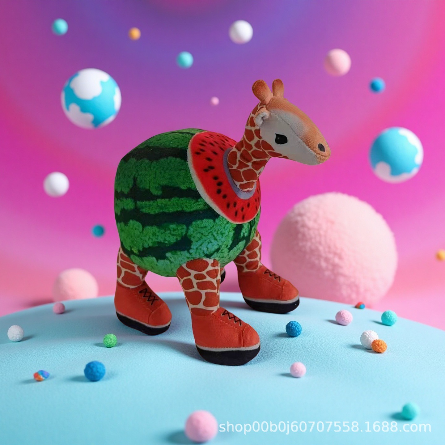 Cerf pastèque 25cm120g - 20cm-40cm