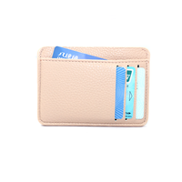 Dompet Kulit Elegan Tahan Lama Shin, Anti RFID, dengan Resleting, Tempat Kartu Bank dan Kunci untuk Wanita dan Pria