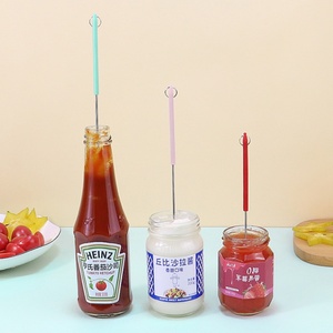 Juego de vajilla para bebé al por mayor cuchara telescópica de silicona botella raspador tarro espátula para galletas para damas herramientas de cuidado personal de la piel - Product Image 5