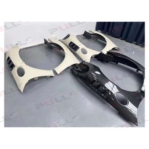 Kit de carrosserie de pare-chocs de voiture de haute qualité pour <span class=keywords><strong>Porsche</strong></span> <span class=keywords><strong>718</strong></span> 2016 + mise à niveau vers le capot d'assemblage de pare-chocs avant arrière en Fiber de carbone de style <span class=keywords><strong>GT4RS</strong></span> - Product Image 5