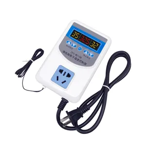 Higrometer termometer Digital Fahrenheit, alat pengukur kelembapan suhu layar LCD untuk rumah