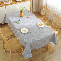Nappe de Restaurant imperméable de haute qualité, vêtements de Table en PEVA imprimés pour Table à manger