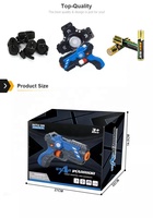 JinYing – jeu de tir laser électrique, 4 pistolets et 4 gilets pour enfants