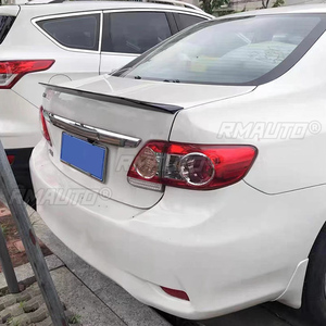 Alerón Trasero para Toyota Corolla 2007 08 09 10 11 12 13, Alerón para Maletero, ABS, Negro, Carbono, Accesorios de Tuning Exterior - Product Image 3