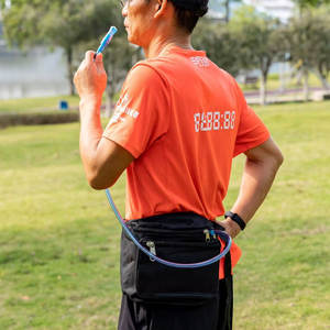 Unisex büyük depolama naylon Fanny paketi su torbası bel kemeri nemlendirici TPU koşu Logo Crossbody kamp yürüyüş bisiklet açık - Product Image 5