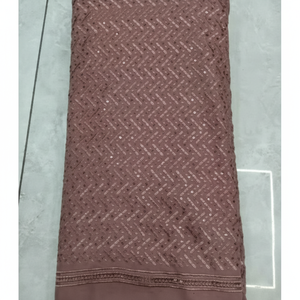 Elegante tela de rayón tejida refinada Resham hilo bordado estiramiento de secado rápido transpirable respetuoso con el medio ambiente Material de desgaste étnico para hombres - Product Image 1