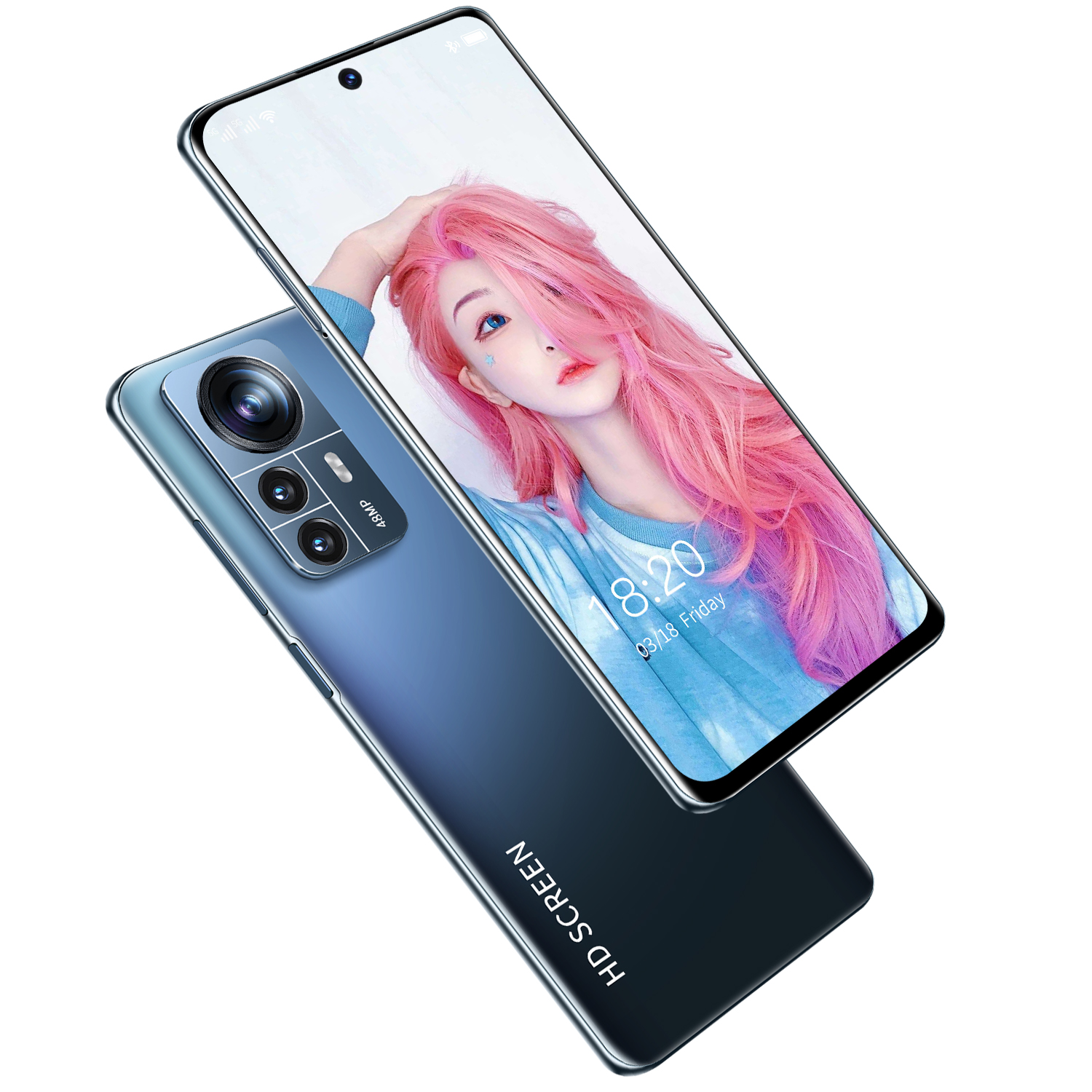 13 Pro Smart Mobile Phone - 7.8inch Full Screen Gaming