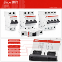 Disjoncteur miniature DC S200M 4P 63A, interrupteur spécialisé DC, protection contre les surcharges et les courts-circuits pour système solaire photovoltaïque DC