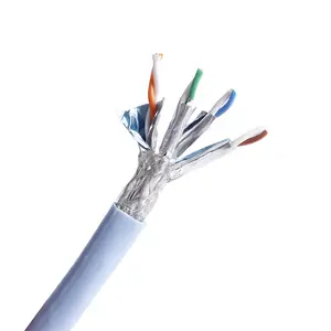 Проход через сетевой кабель Ethernet, производитель Sftp, 100% чистая медь, Cat 7, Cat7, 305 м, цена рулона