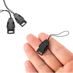 Plastic Black Adjustable Professional Luxury Lanyard Hook Clip 8mm/10mm Safety <b>Buckle</b> for Mobile Phone Camera Rope Accessories - Product Image 1